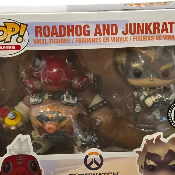POP! GAMES Roadhog And Junkrat Pop Figurines - Picture 6 of 7